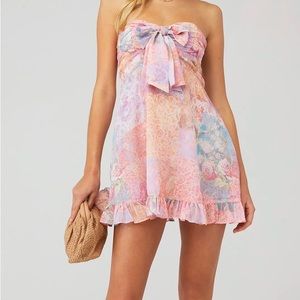 For Love & Lemons teagan mini dress